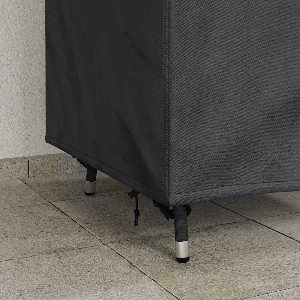 vidaXL Κάλυμμα Κήπου για Καρέκλα Μαύρο 70 x 70 x 85 / 125 cm Ύφασμα 420D