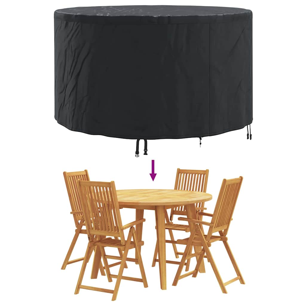 vidaXL Κάλυμμα επίπλων εξωτερικού χώρου 157 x 157 x 85 εκ. Ύφασμα 210D
