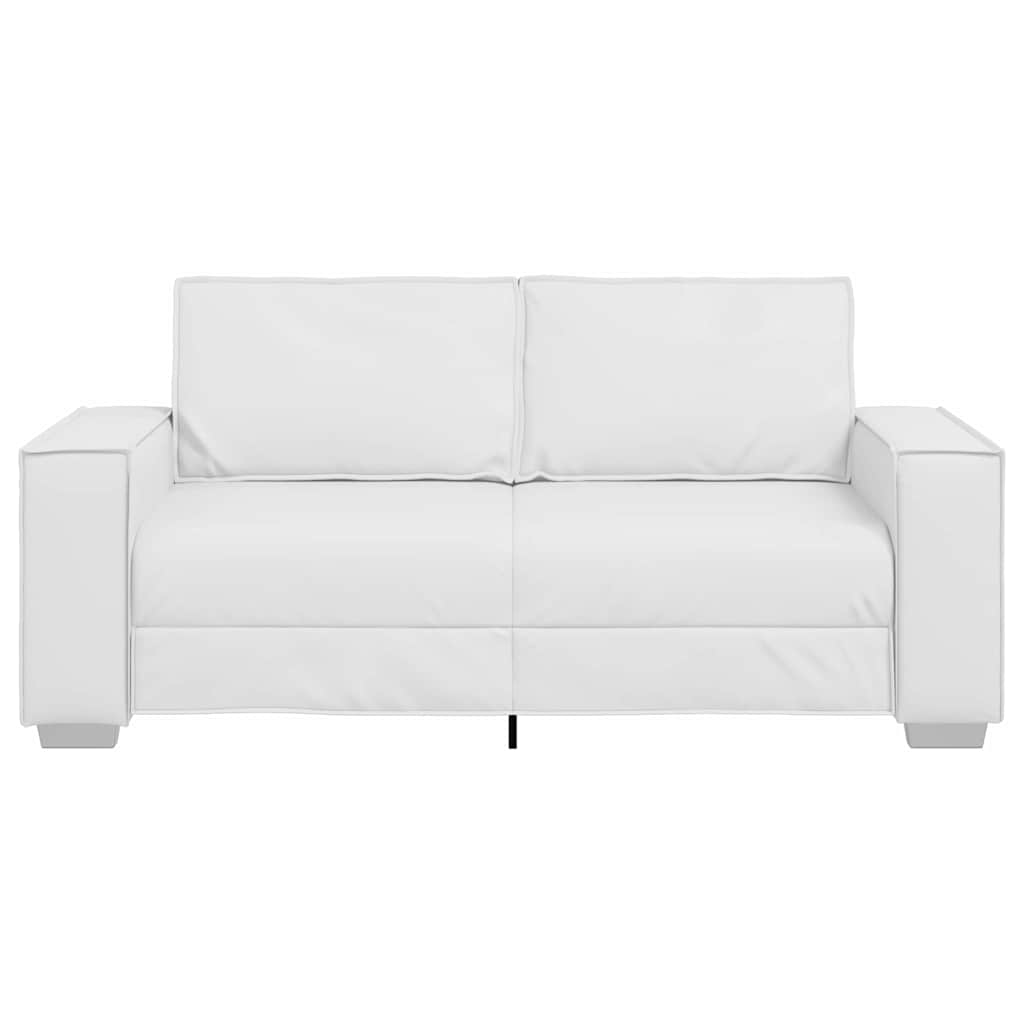 vidaXL Διθέσιος καναπές Λευκός 180 cm Τεχνητό Δέρμα