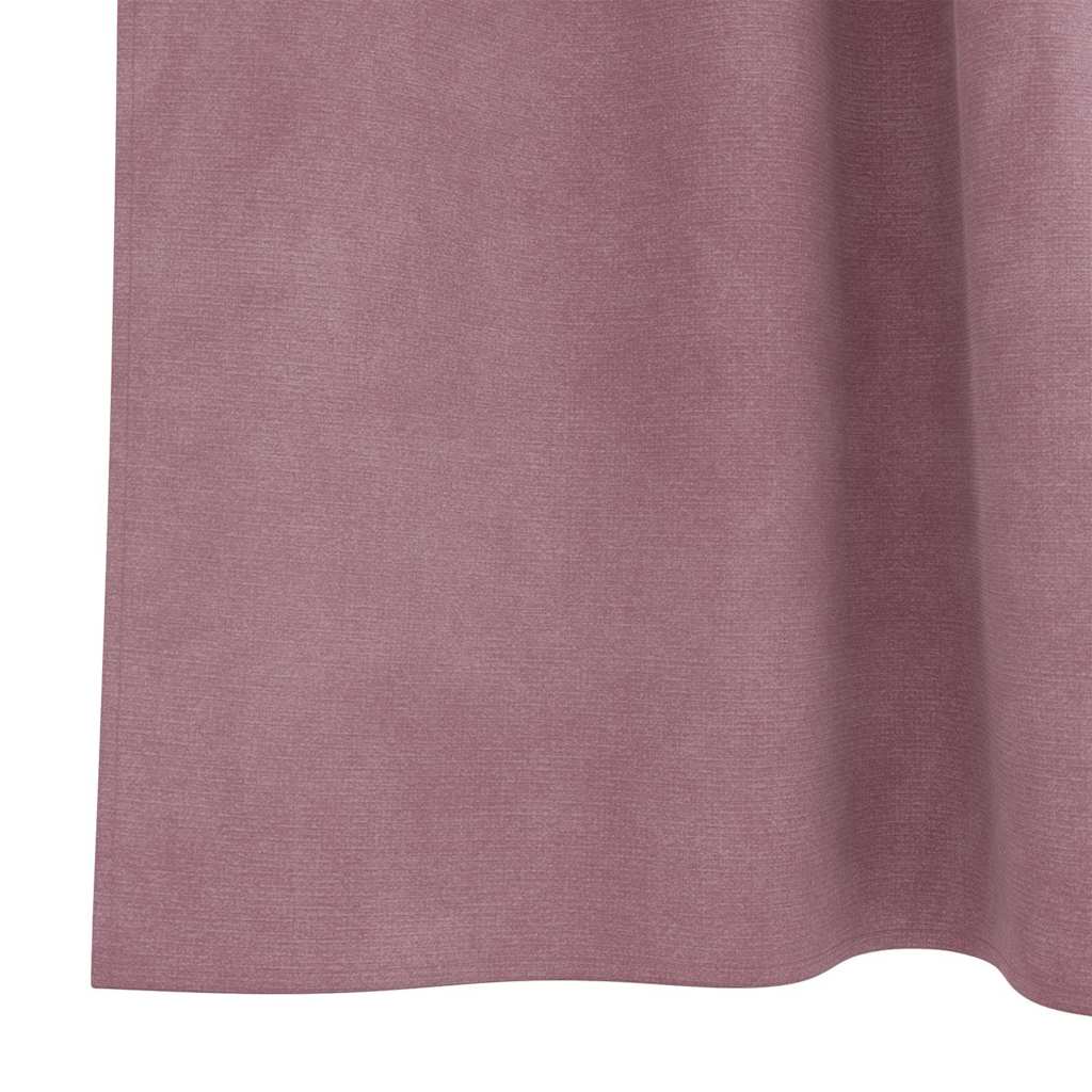 vidaXL Κουρτίνες με κουρτίνες 2 pcs Σκούρο Ροζ 140 x 140 cm Βελούδο