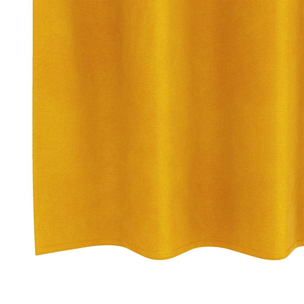 vidaXL Κουρτίνες 2 pcs Χαμομηλί κίτρινο 140 x 175 cm Βελούδο