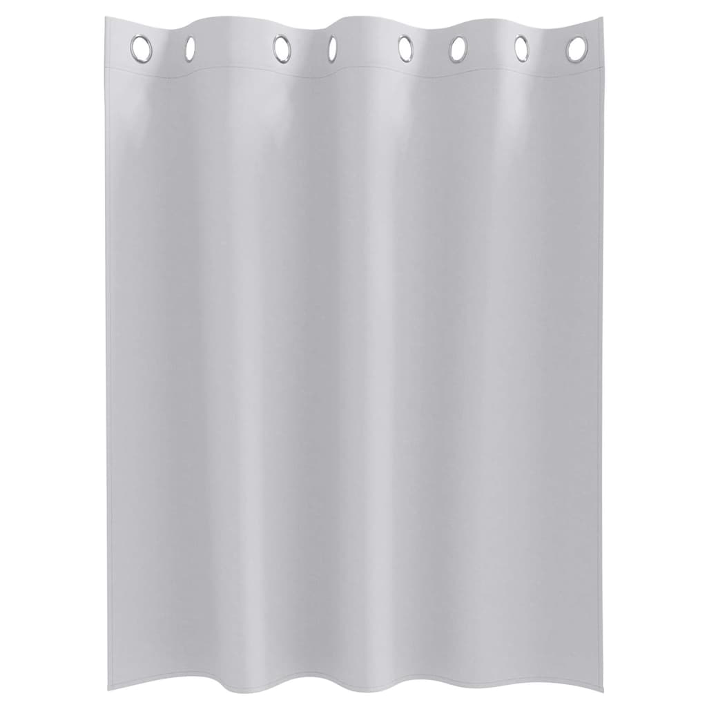 vidaXL Κουρτίνες 2 pcs Ανοιχτό Γκρι 140 x 140 cm Πολυεστέρας