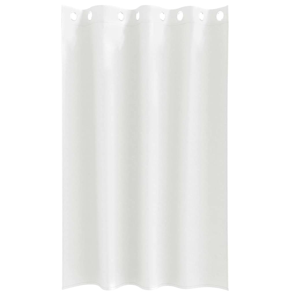 vidaXL Κουρτίνες 2 pcs Καθαρό Λευκό 175 x 140 εκ. Πολυεστέρας