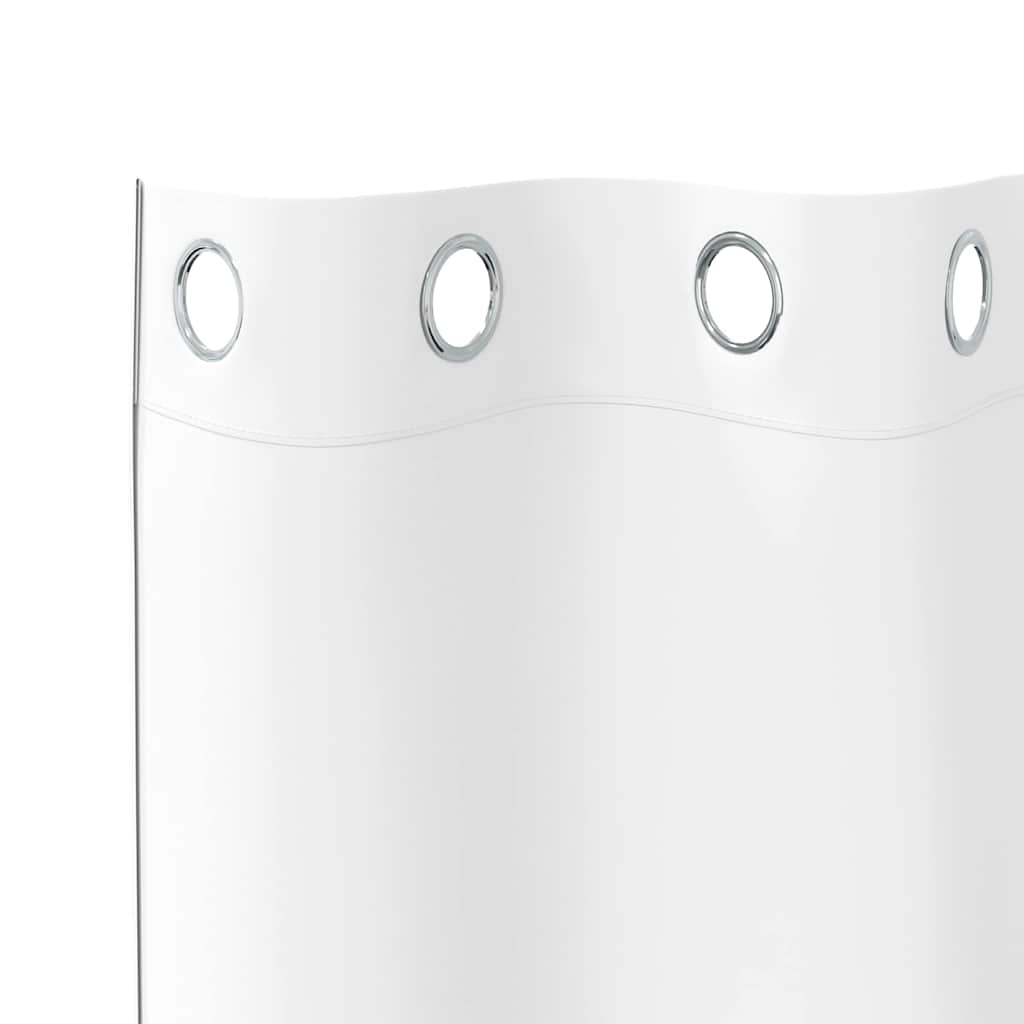 vidaXL Κουρτίνες 2 pcs Καθαρό Λευκό 225 x 140 εκ. Πολυεστέρας