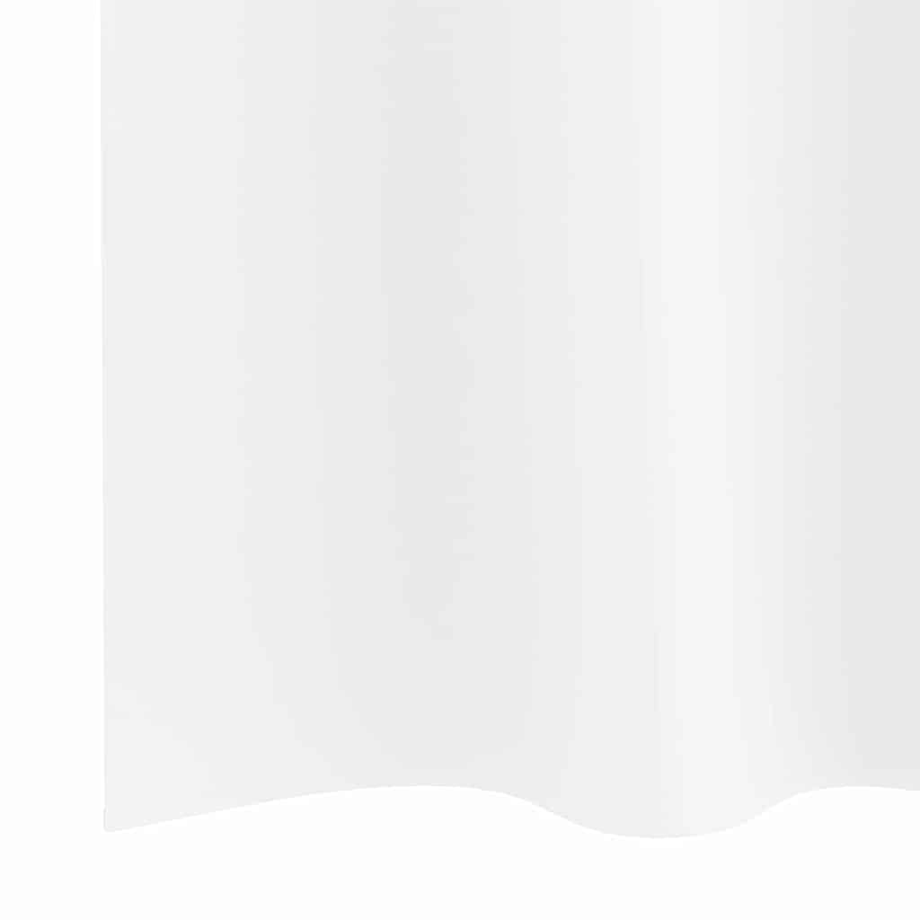 vidaXL Κουρτίνες 2 pcs Καθαρό Λευκό 225 x 140 εκ. Πολυεστέρας