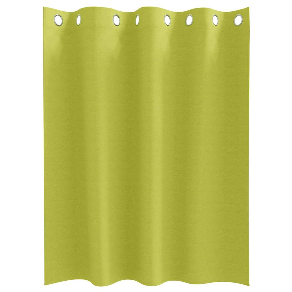 vidaXL Κουρτίνες με κουρτίνες 2 pcs Λαχανί 140 x 140 cm Πολυεστέρας