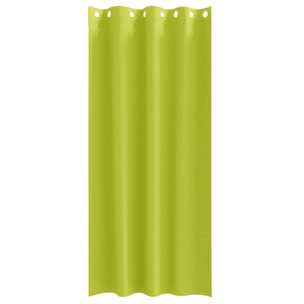 vidaXL Κουρτίνες με κουρτίνες 2 pcs Λαχανί 225 x 140 εκ. Πολυεστέρας