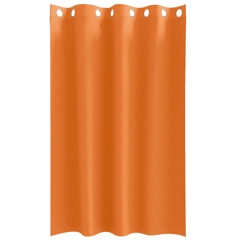 vidaXL Κουρτίνες 2 pcs Φωτεινό Πορτοκάλι 175 x 140 εκ. Πολυεστέρας