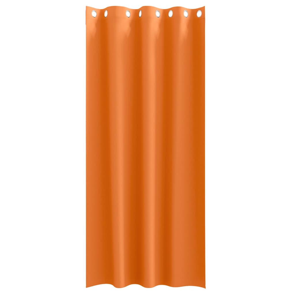 vidaXL Κουρτίνες 2 pcs Φωτεινό Πορτοκάλι 245 x 140 εκ. Πολυεστέρας