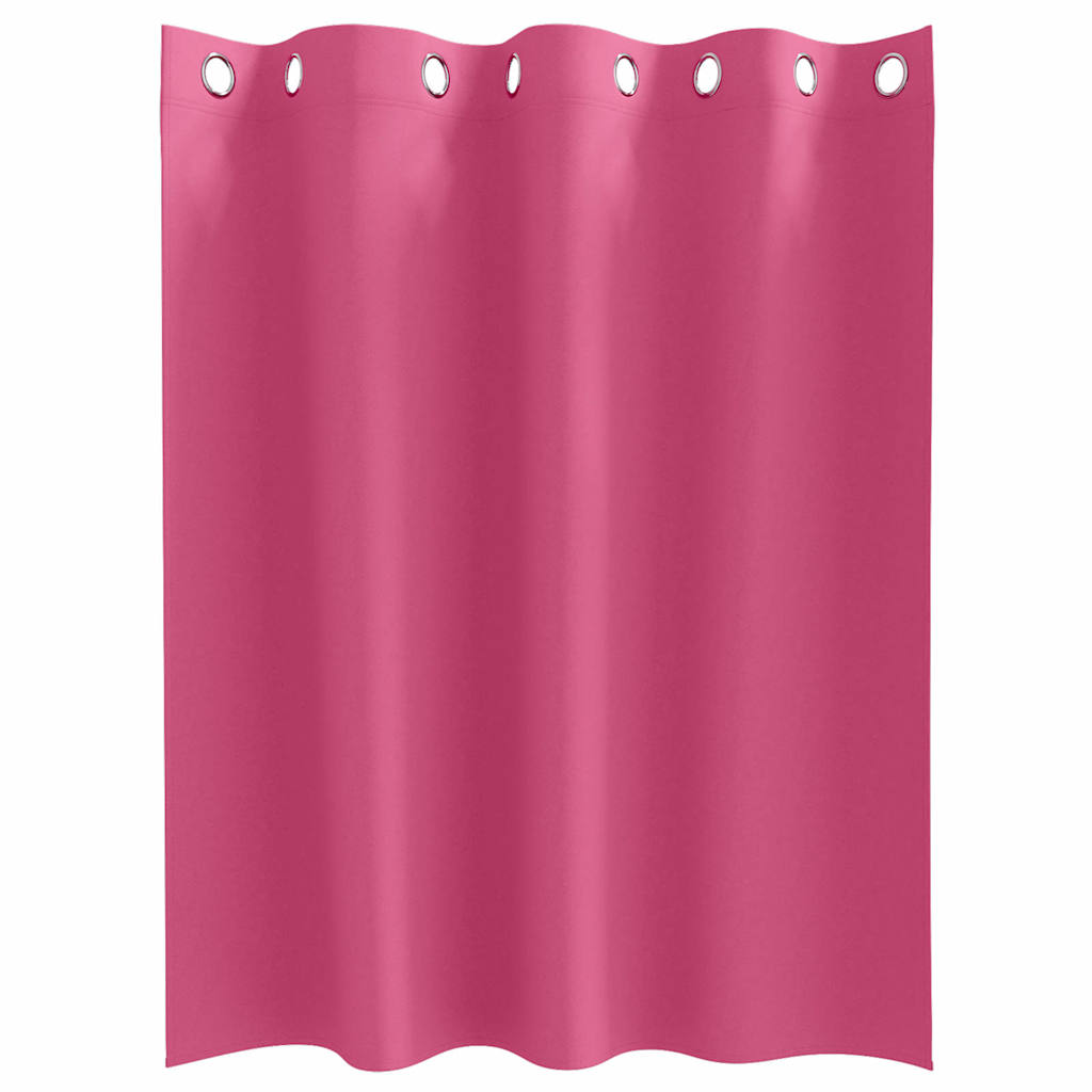 vidaXL Κουρτίνες 2 pcs Φωτεινό Ροζ 140 x 140 cm Πολυεστέρας