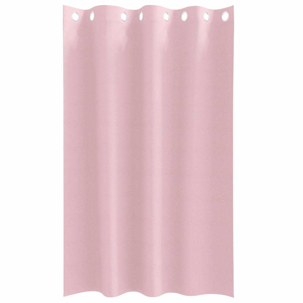 vidaXL Κουρτίνες 2 pcs Μωρουδίστικο Ροζ 175 x 140 εκ. Πολυεστέρας