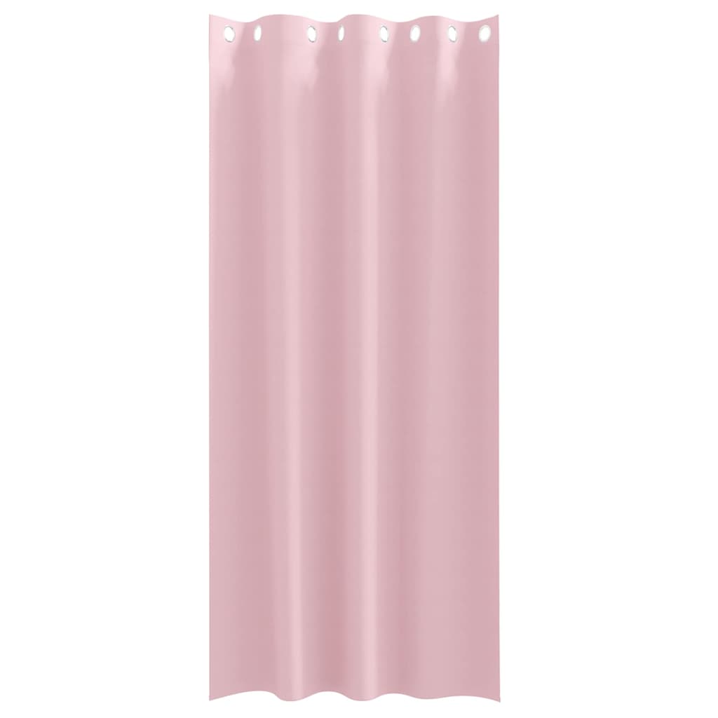 vidaXL Κουρτίνες 2 pcs Μωρουδίστικο Ροζ 260 x 140 εκ. Πολυεστέρας