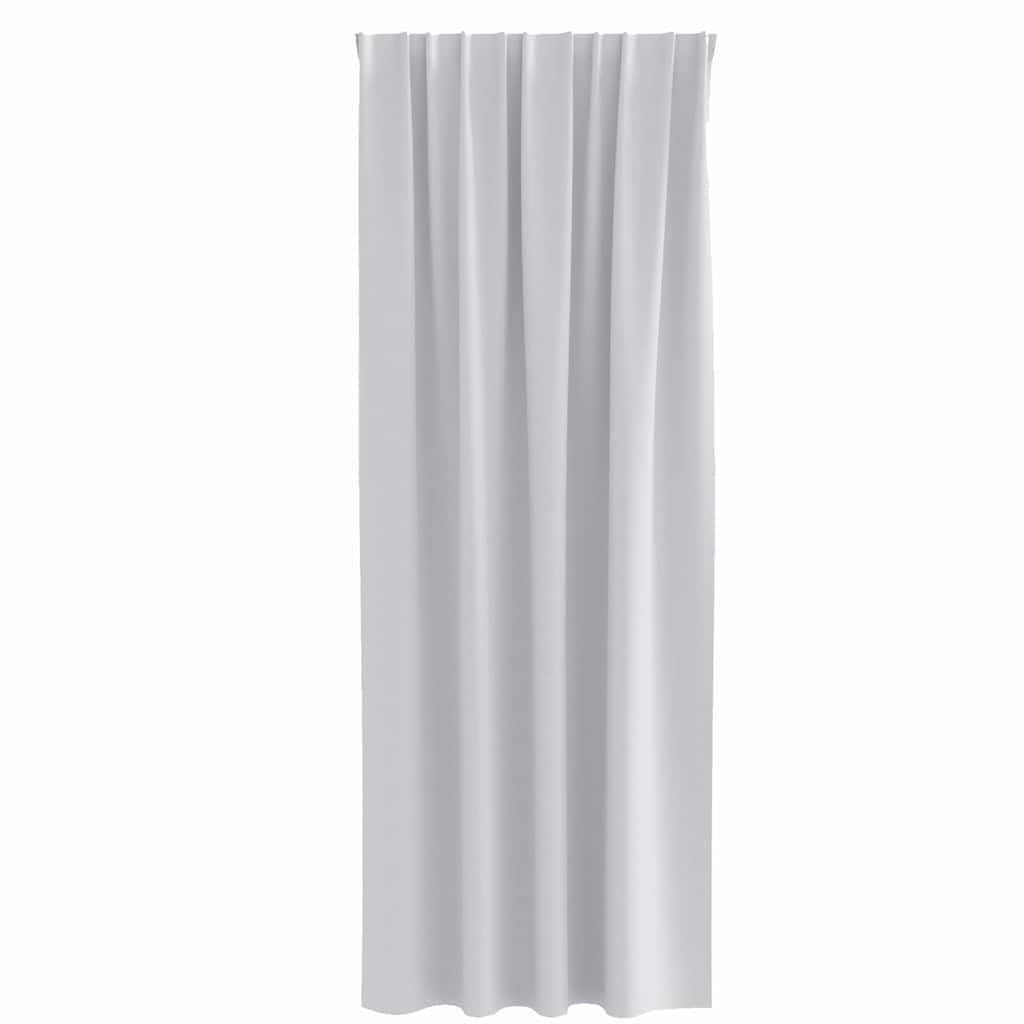 vidaXL Κουρτίνες 2 pcs Ανοιχτό Γκρι 225 x 140 εκ. Πολυεστέρας