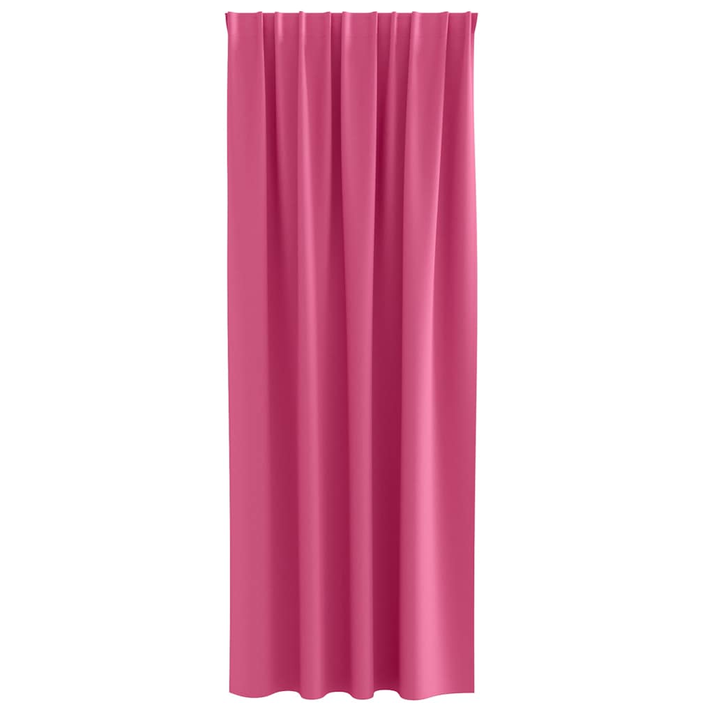 vidaXL Κουρτίνες 2 pcs Φωτεινό Ροζ 225 x 140 εκ. Πολυεστέρας