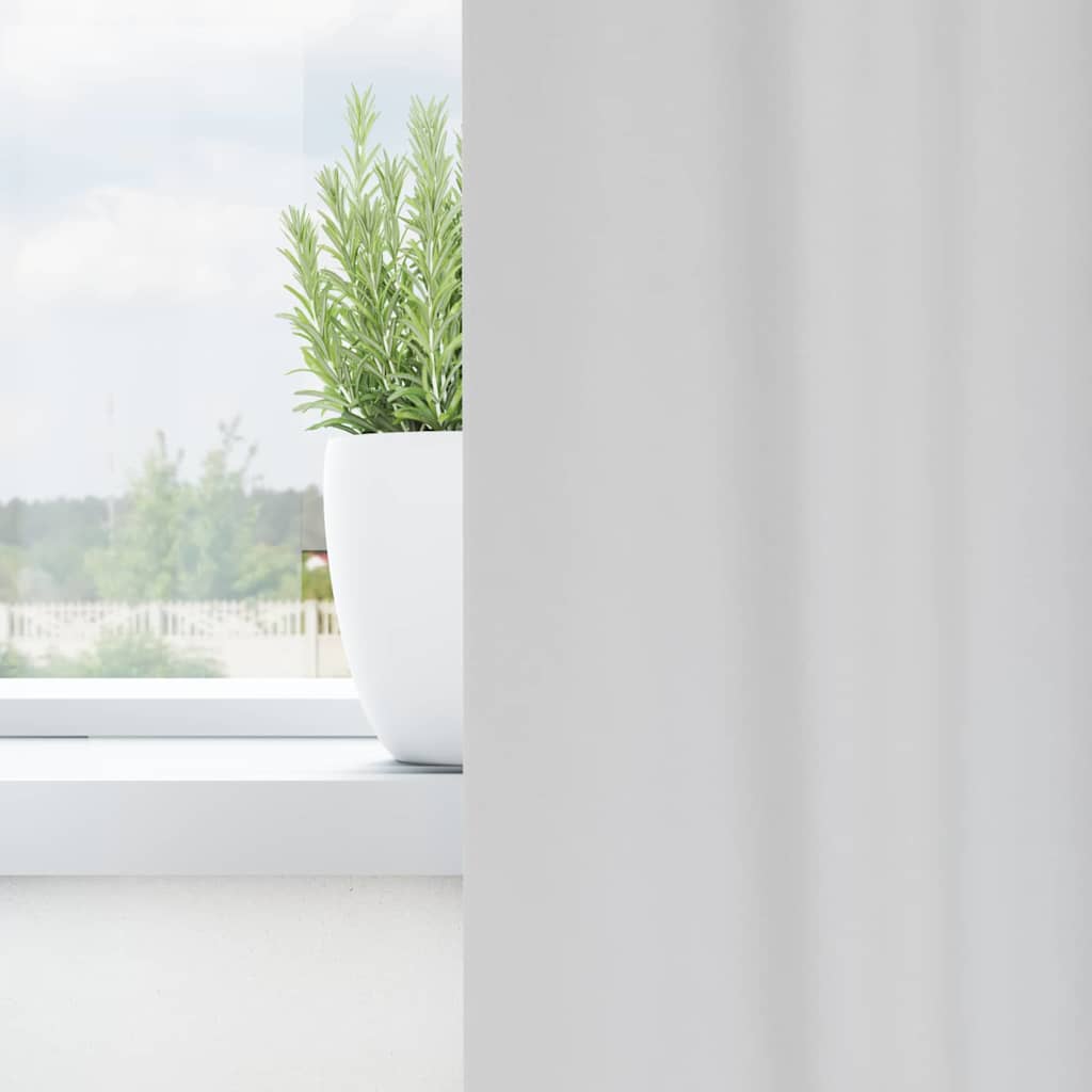 vidaXL Κουρτίνες 2 pcs Ανοιχτό Γκρι 245 x 140 εκ. Πολυεστέρας