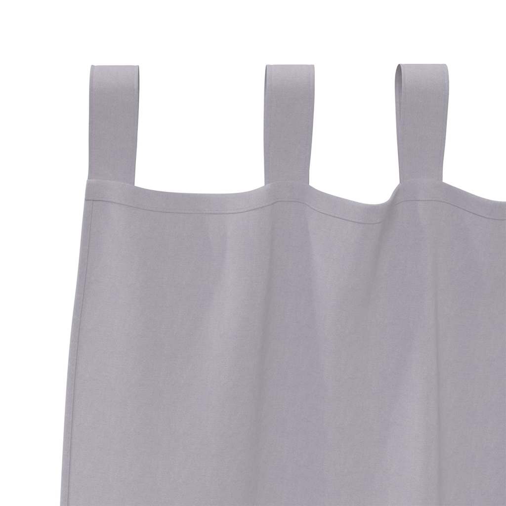 vidaXL Κουρτίνες 2 pcs Μεταλλικό Γκρι 245 x 140 εκ. Πολυεστέρας