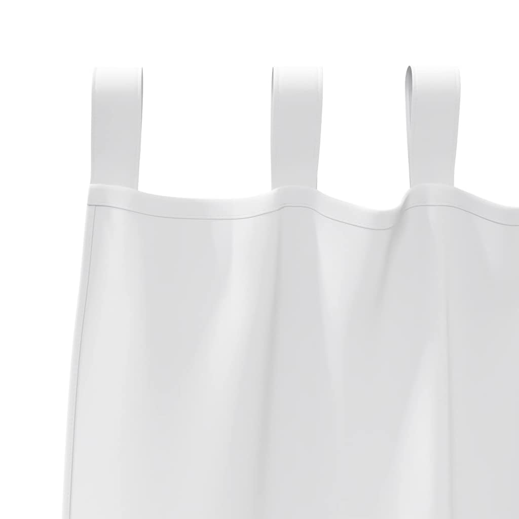 vidaXL Κουρτίνες 2 pcs Καθαρό Λευκό 260 x 140 εκ. Πολυεστέρας