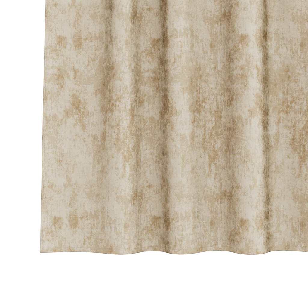 vidaXL Κουρτίνες Βελούδινες 2 τμχ με οπές Κρεμ 245x140 εκ.