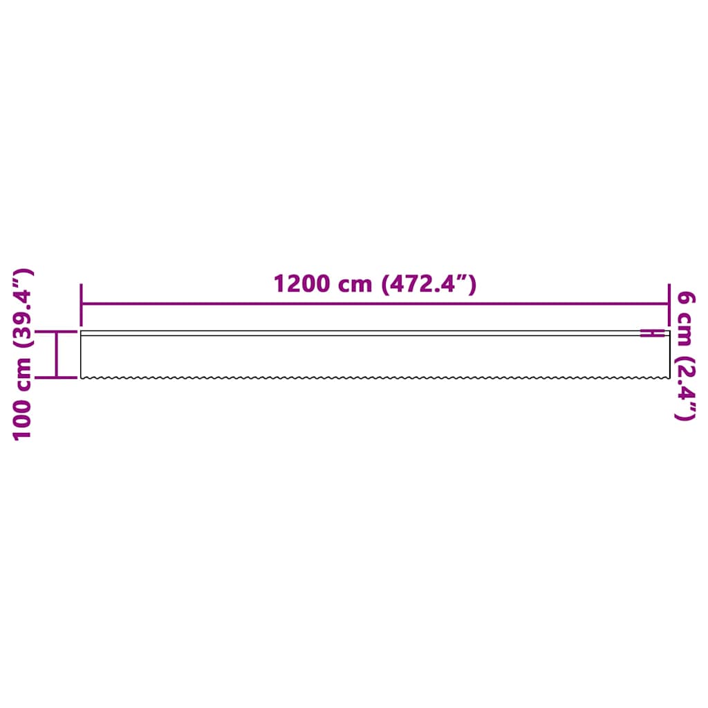 vidaXL Κουρτίνες με κουρτίνες Floral Λευκό 1200 x 100 εκ. Πολυεστέρας