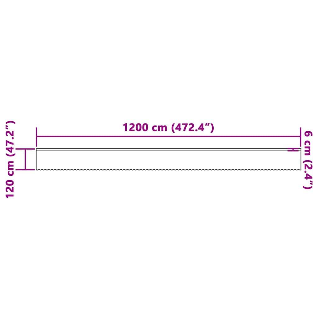 vidaXL Κουρτίνες με κουρτίνες Floral Λευκό 1200 x 120 cm Πολυεστέρας