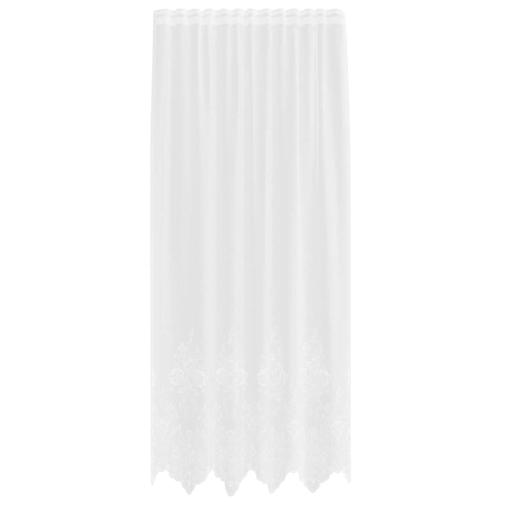 vidaXL Κουρτίνες με κουρτίνες Λευκό 150 x 200 cm Πολυεστέρας