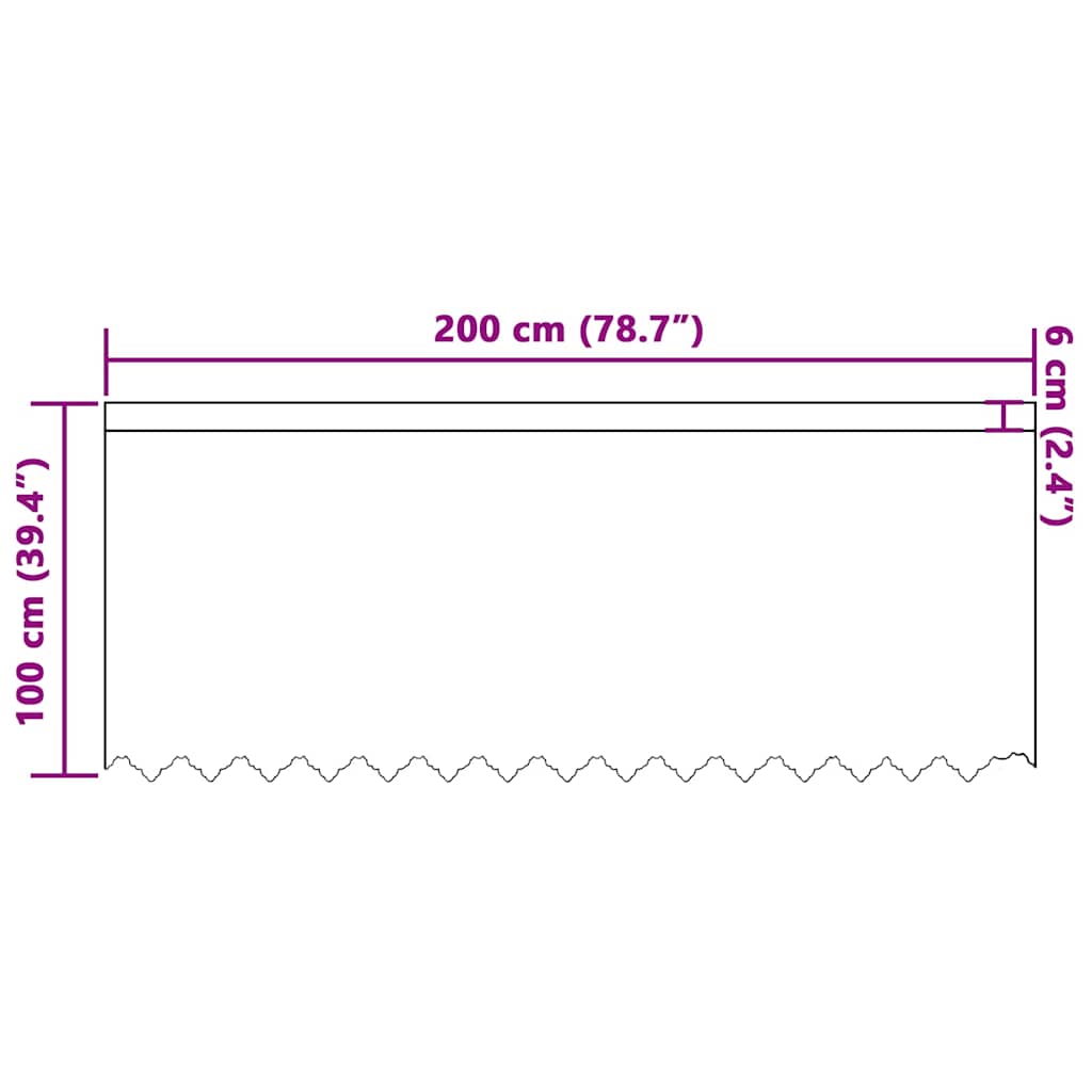 vidaXL Κουρτίνες με κουρτίνες Λευκό 200 x 100 cm Πολυεστέρας