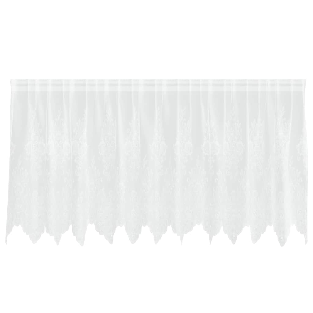 vidaXL Κουρτίνες με κουρτίνες Λευκό 300 x 120 cm Πολυεστέρας