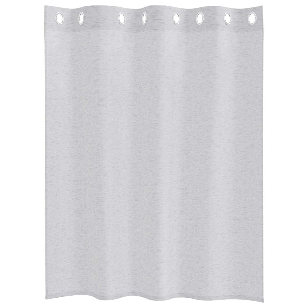 vidaXL Κουρτίνες 2 pcs Ανοιχτό γκρι 140 x 140 εκ. Πολυεστέρας