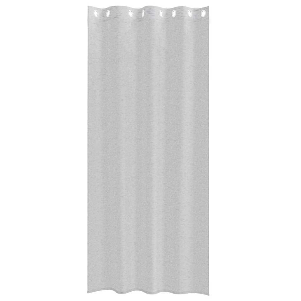 vidaXL Κουρτίνες 2 pcs Ανοιχτό γκρι 140 x 245 εκ. Πολυεστέρας
