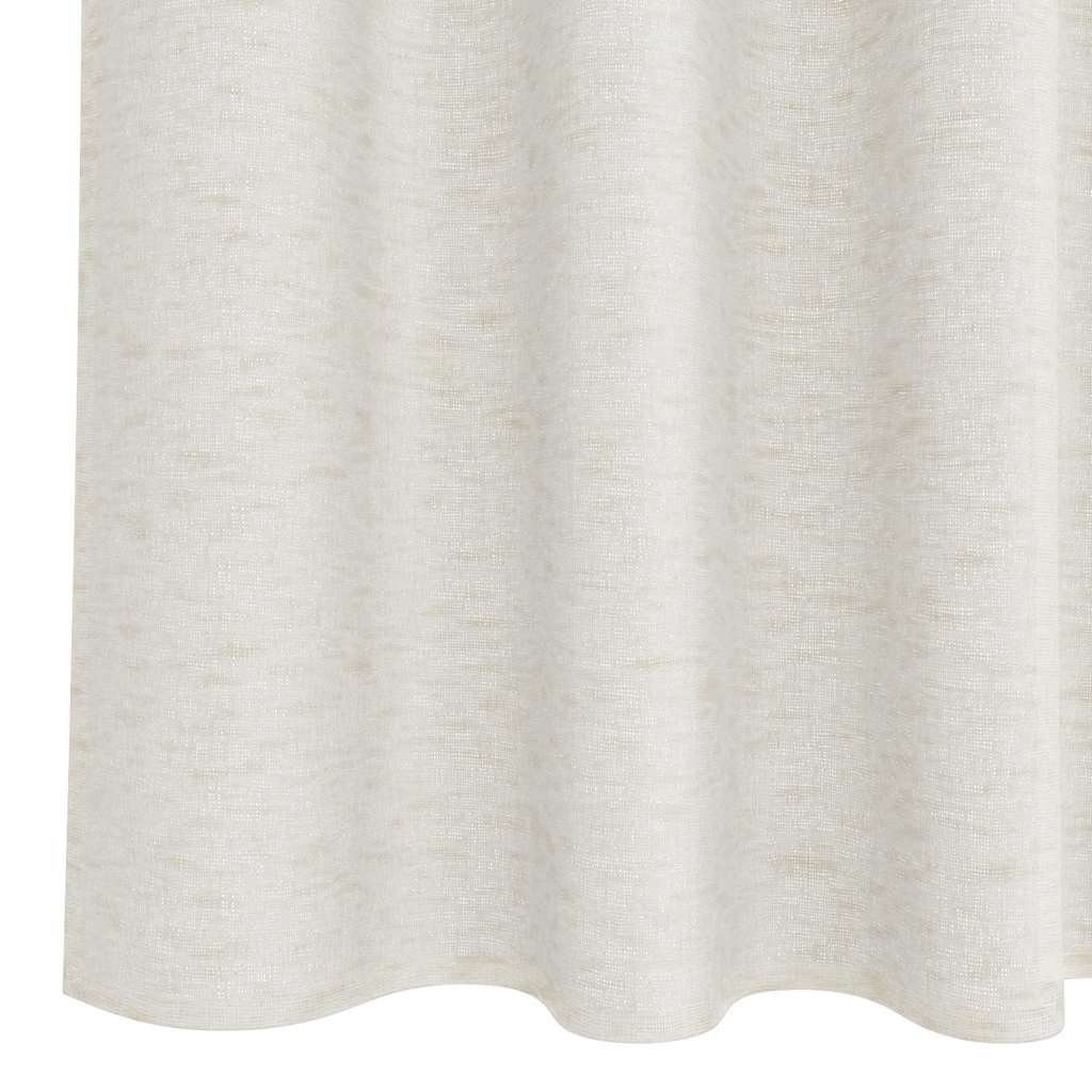 vidaXL Κουρτίνες με κουρτίνες 2 pcs Κρεμ 140 x 225 cm Πολυεστέρας