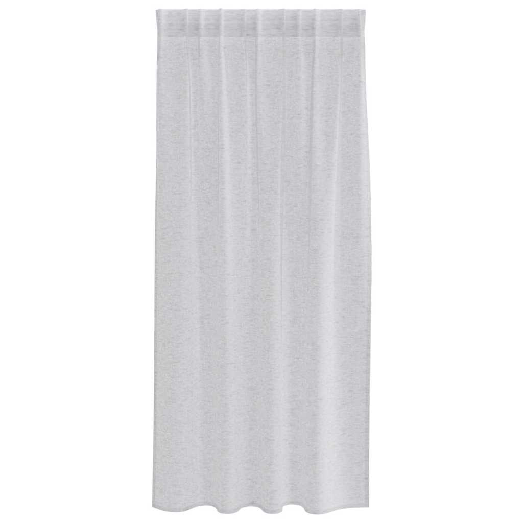 vidaXL Κουρτίνες 2 pcs Ανοιχτό γκρι 140 x 175 εκ. Πολυεστέρας