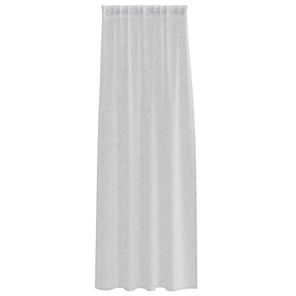 vidaXL Κουρτίνες 2 pcs Ανοιχτό γκρι 140 x 225 cm Πολυεστέρας