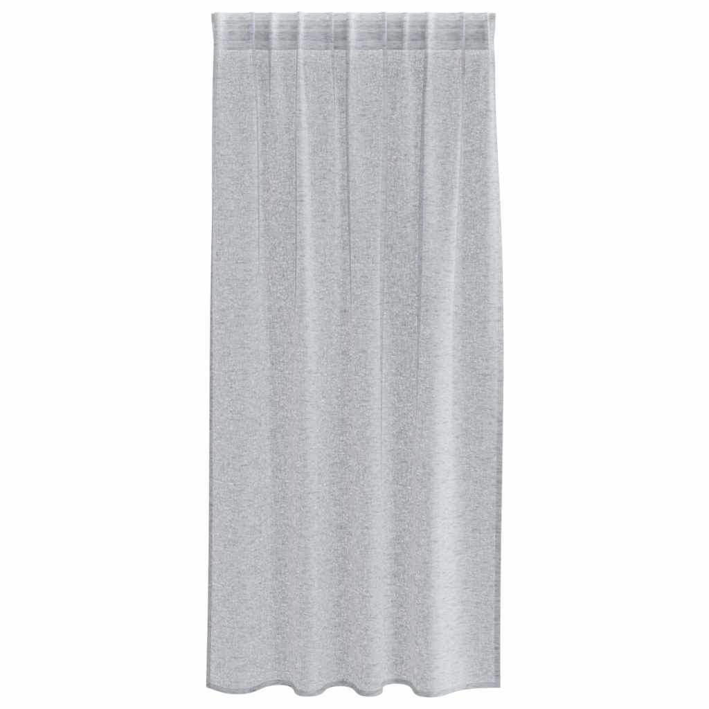 vidaXL Κουρτίνες 2 pcs Σκούρο γκρι 140 x 175 εκ. Πολυεστέρας