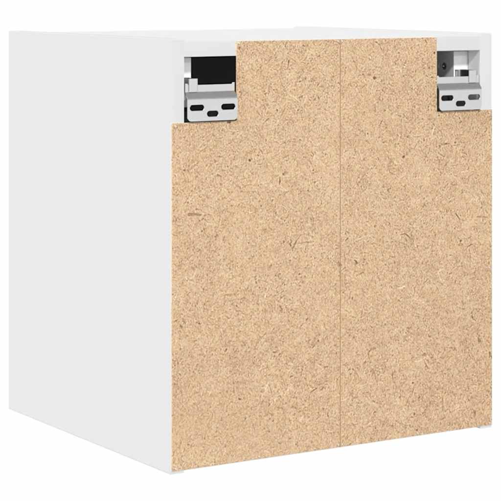 vidaXL Κομοδίνο Επιτοίχιο Λευκά 38x34x40 εκ.