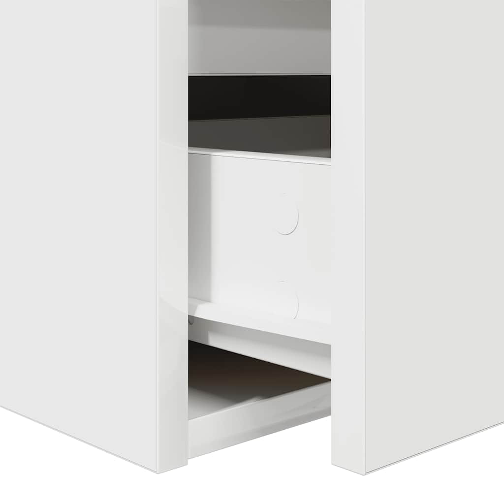 vidaXL Κομοδίνο Επιτοίχιο Λευκά 38x34x40 εκ.