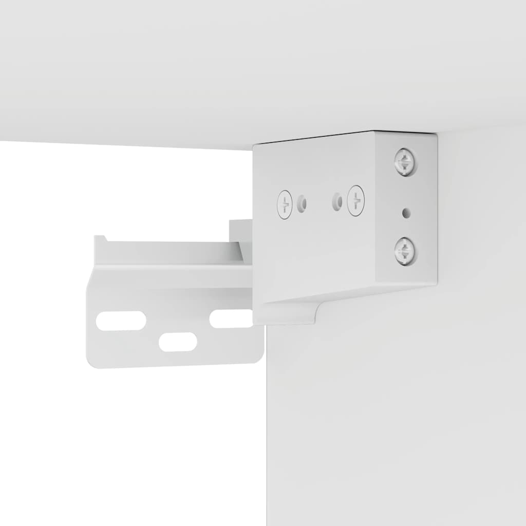 vidaXL Κομοδίνο Επιτοίχιο Λευκά 38x34x40 εκ.