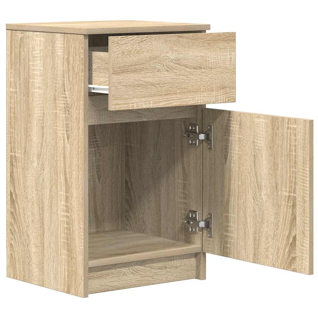 vidaXL Κομοδίνο Sonoma Δρυς 39x35x65 εκ. από Επεξεργασμένο Ξύλο