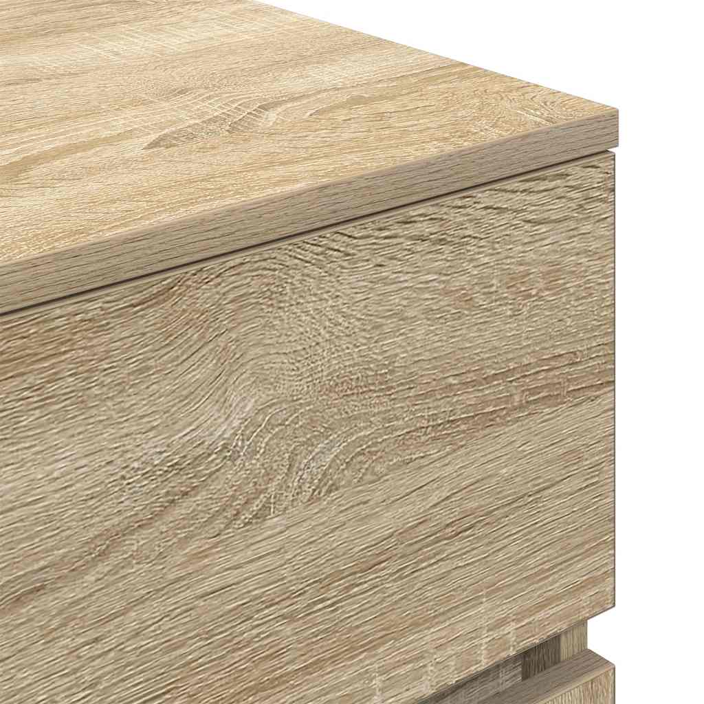 vidaXL Κομοδίνο Sonoma Δρυς 39x35x65 εκ. από Επεξεργασμένο Ξύλο