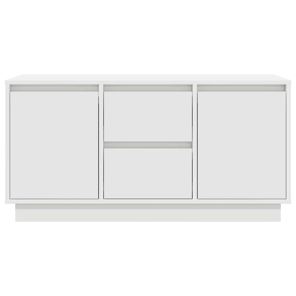ντουλάπι τηλεόρασης vidaXL με φώτα LED Λευκό 100x41x50 cm
