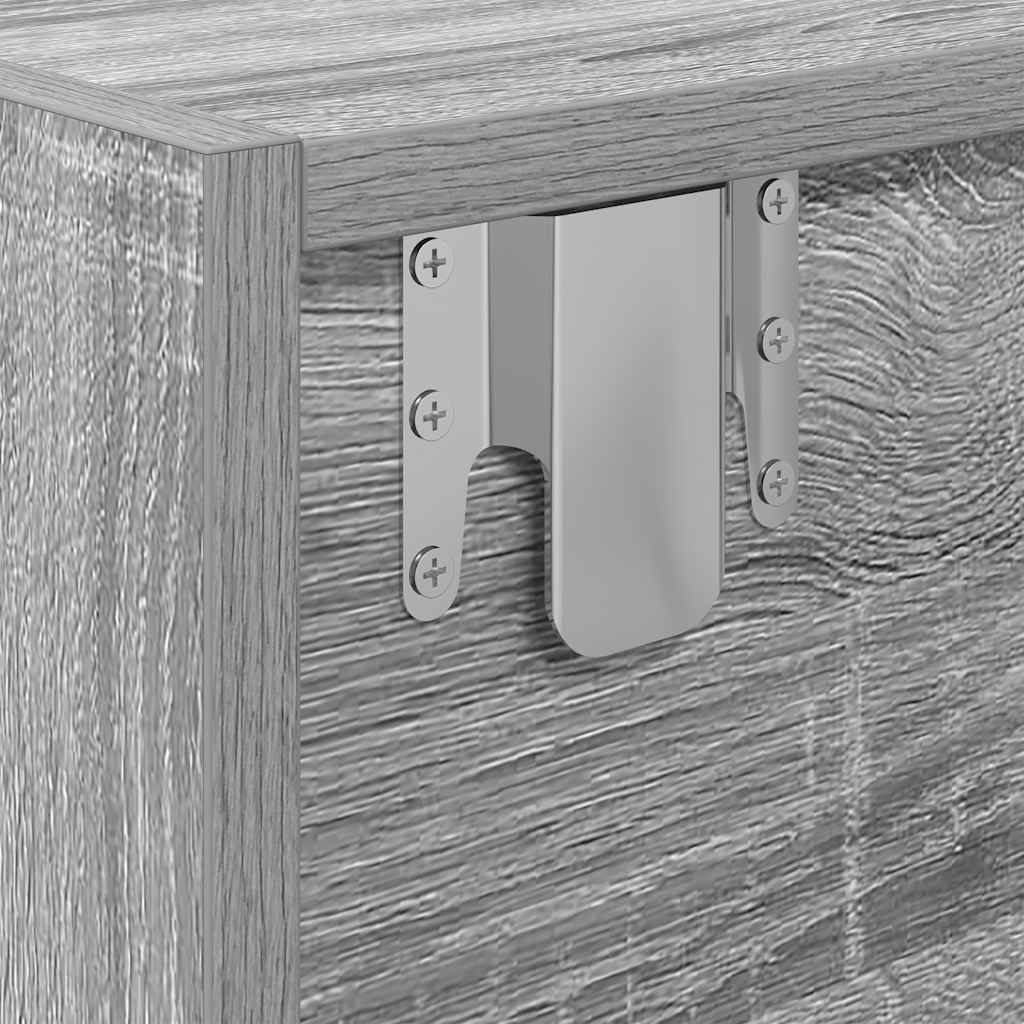 vidaXL Έπιπλο Τηλεόρασης Γκρι Sonoma 60x31x25,5 εκ. Επεξεργασμένο Ξύλο