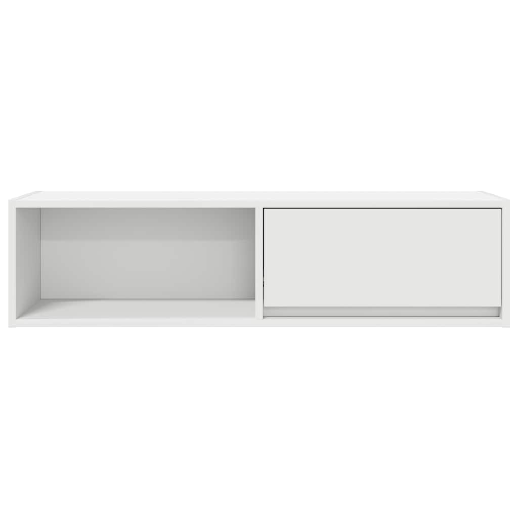 ντουλάπι τηλεόρασης vidaXL Λευκό 100x31x25,5 cm Ξύλινη κατασκευή