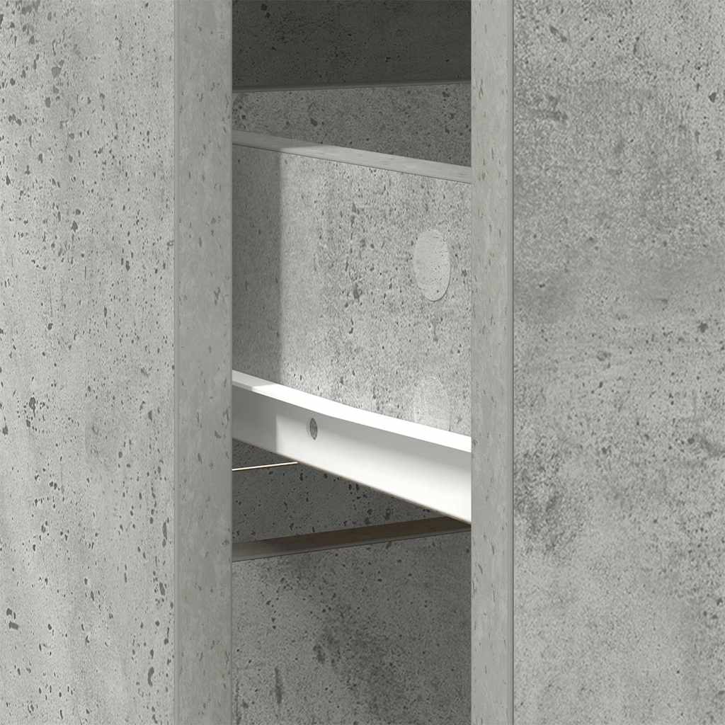 vidaXL Συρταριέρα με Συρτάρια Γκρι Σκυρ. 80x34x76 εκ. από Επεξ. Ξύλο