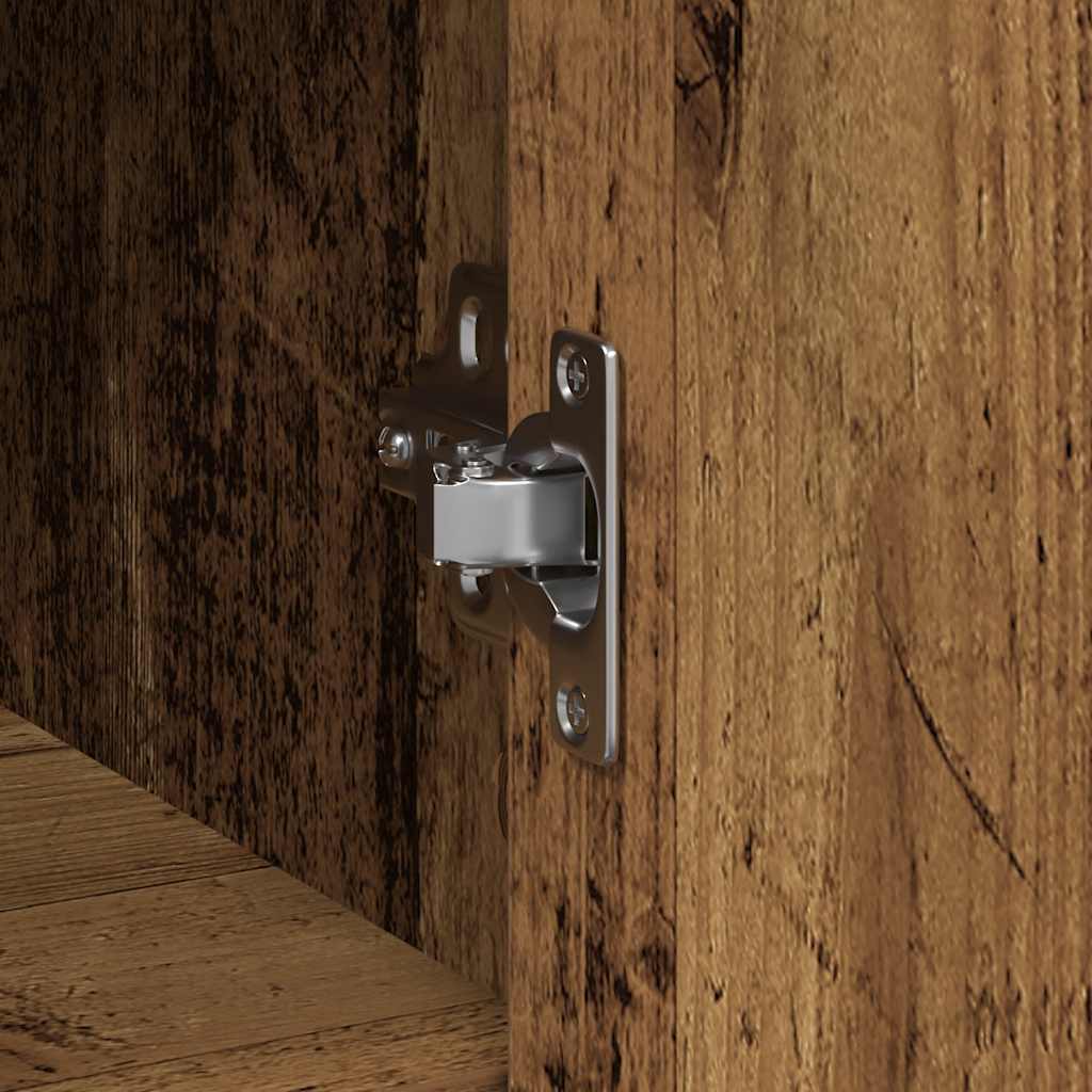 vidaXL Συρταριέρα με Συρτάρια Παλαιό ξύλο 101x35x76 εκ. από Επεξ. Ξύλο