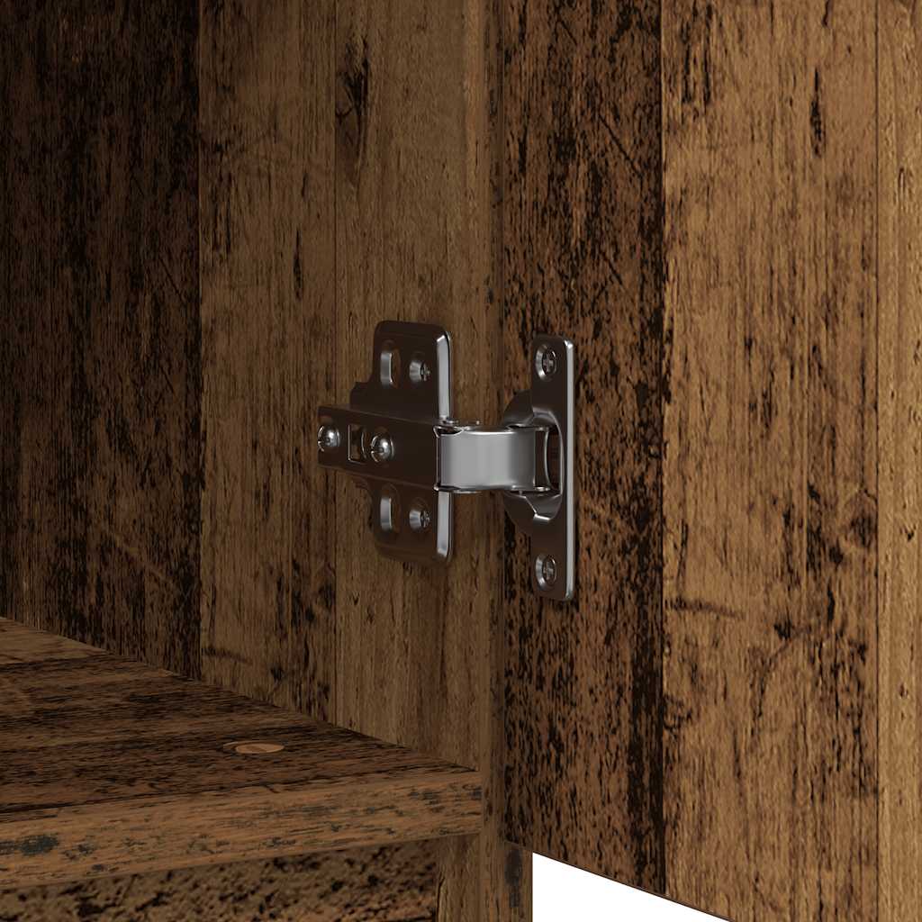 vidaXL Συρταριέρα με Συρτάρια Παλαιό ξύλο 71x35x84 εκ. από Επεξ. Ξύλο