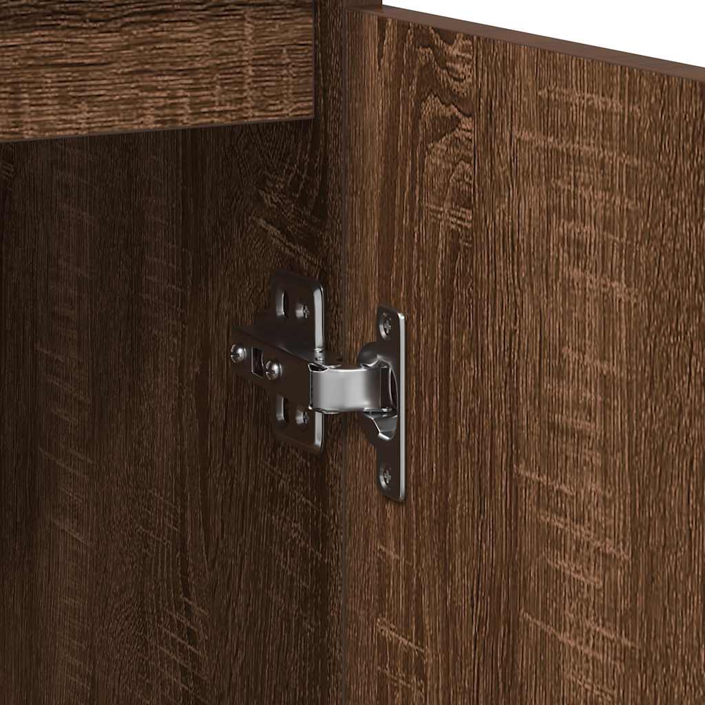 vidaXL Συρταριέρα με Συρτάρια καφέ δρυς 71x35x65 εκ. Επεξ. Ξύλο