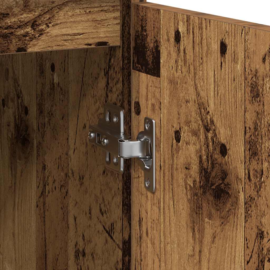 vidaXL Συρταριέρα με Συρτάρια Παλαιό ξύλο 71x35x65 εκ. από Επεξ. Ξύλο