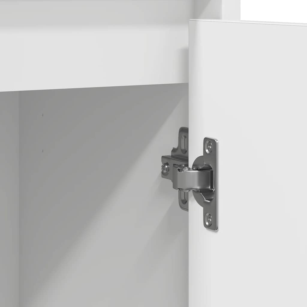 vidaXL Μπουφές Λευκός 85x34x76 εκ. από Επεξεργασμένο Ξύλο