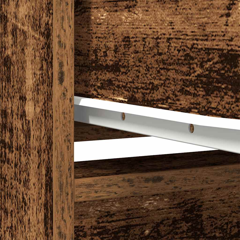 vidaXL Ντουλάπι Όψη Παλαιού Ξύλου 29,5x34x119,5 εκ. Επεξεργασμένο Ξύλο