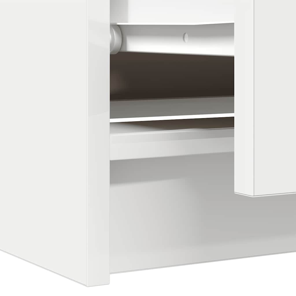 ντουλάπι τηλεόρασης vidaXL Λευκό 60x35x54 cm Κατασκευασμένο ξύλο