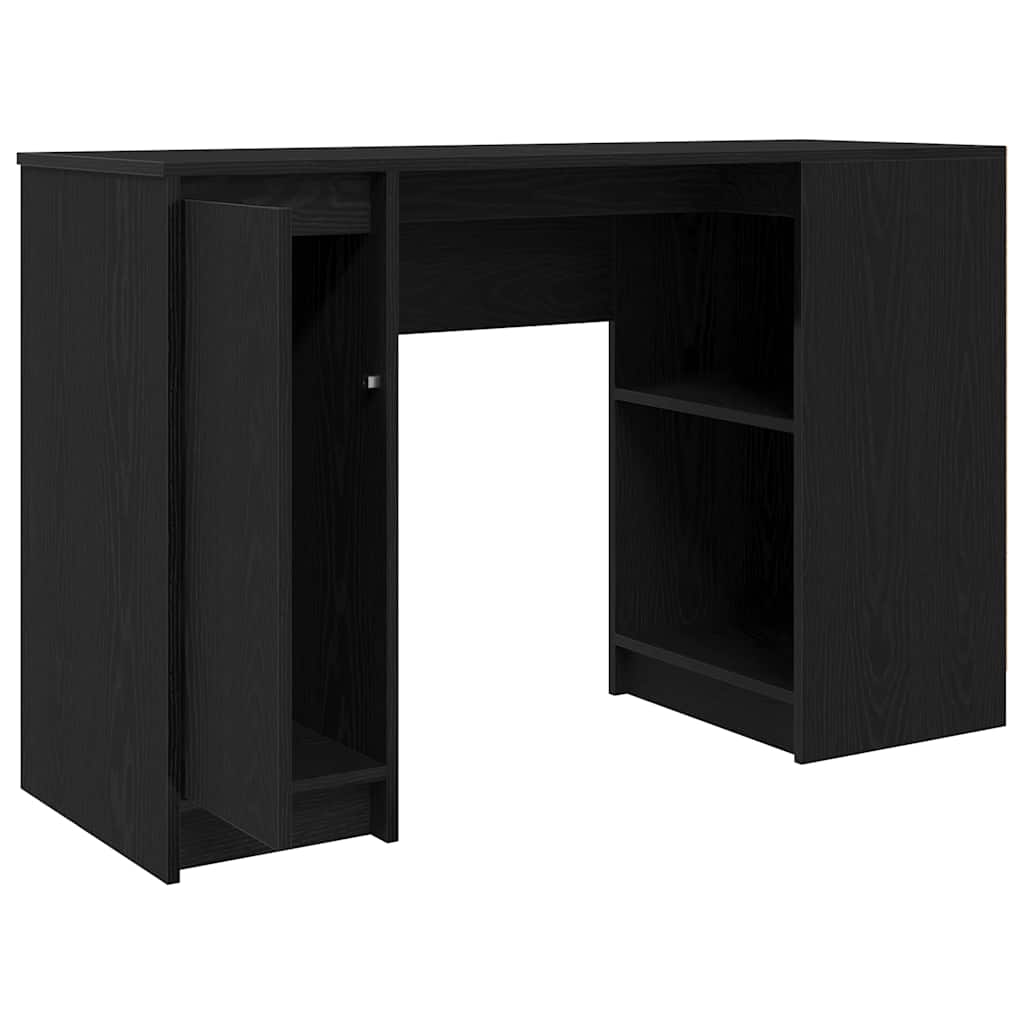 vidaXL Γραφείο Μαύρο Δρυς 120x42x76 εκ. από Επεξεργασμένο Ξύλο